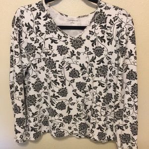 Floral Croft & Barrow long sleeve